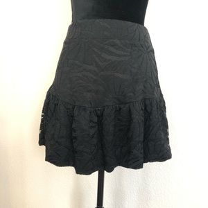 Express Lace Black Skirt